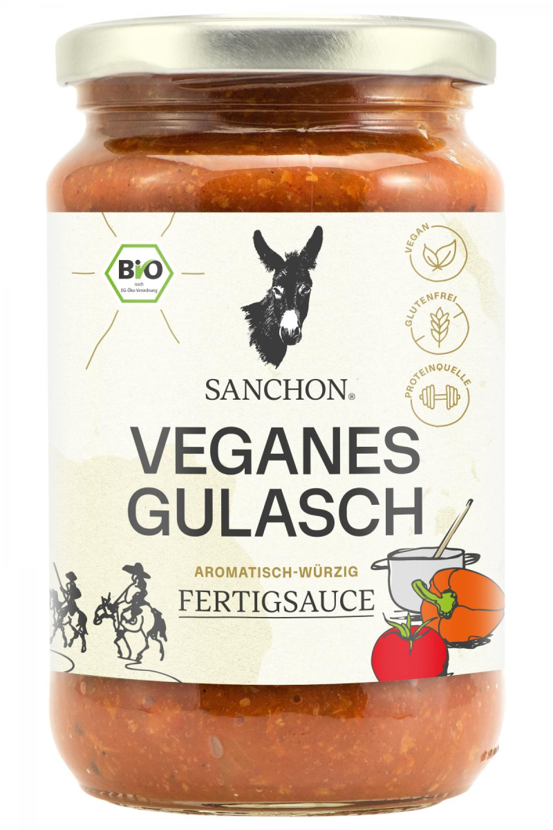 Veganes Gulasch im Glas