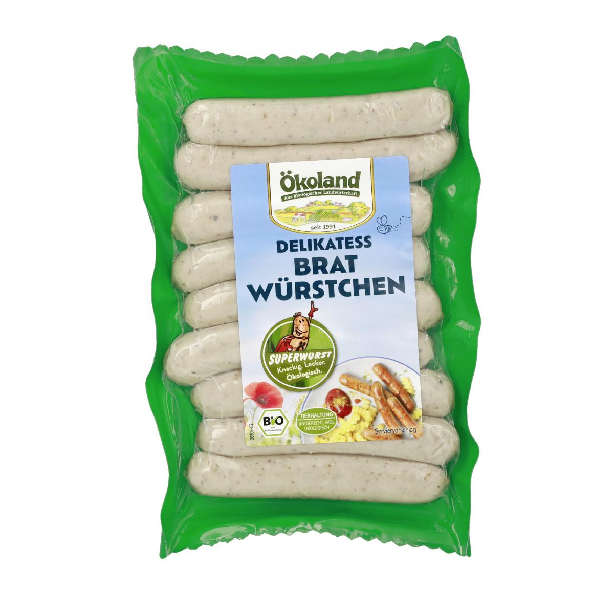 Bratwürstchen 9St Delikatess (Nürnberger Bratwurst)