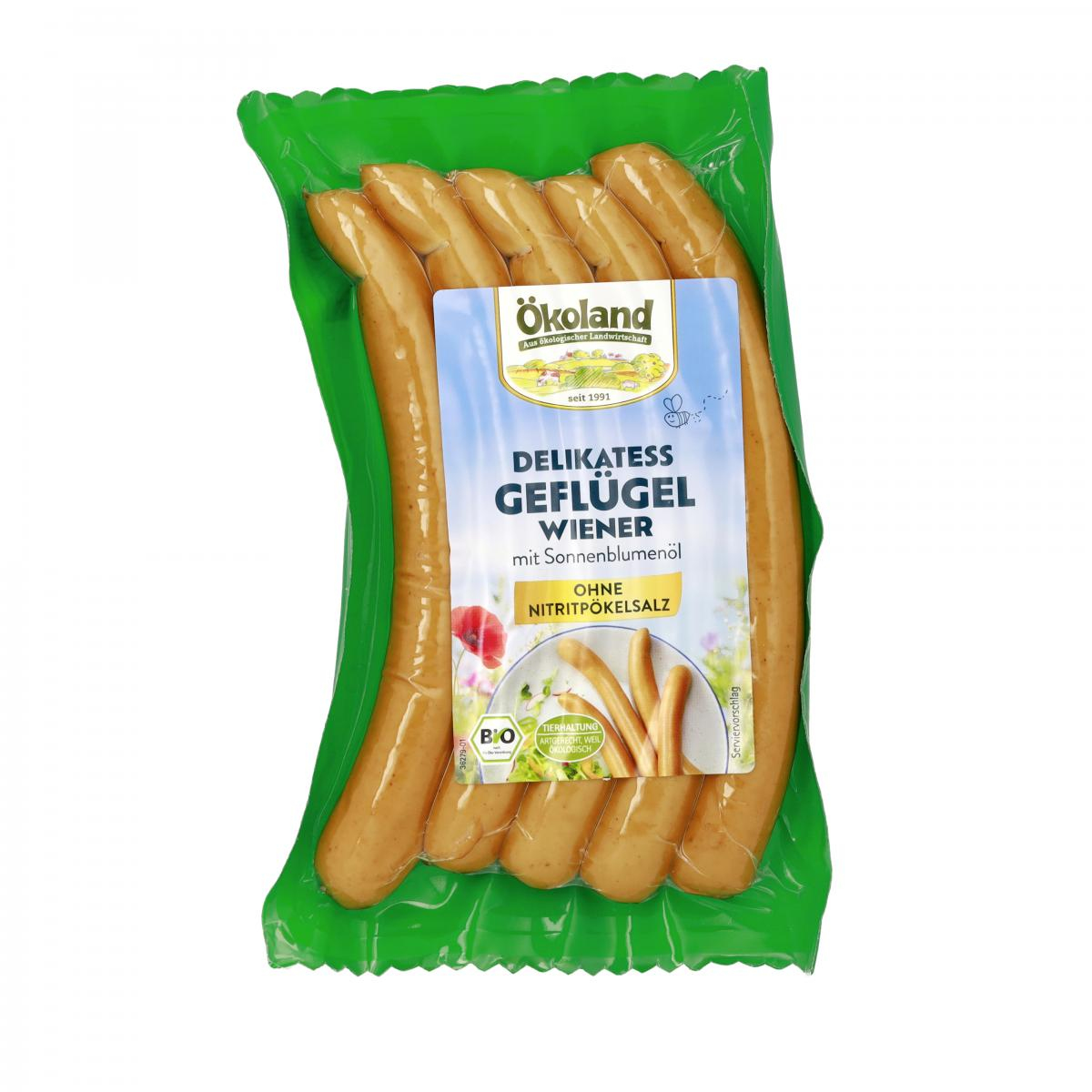 Delikatess Geflügel Wiener 5 Stück