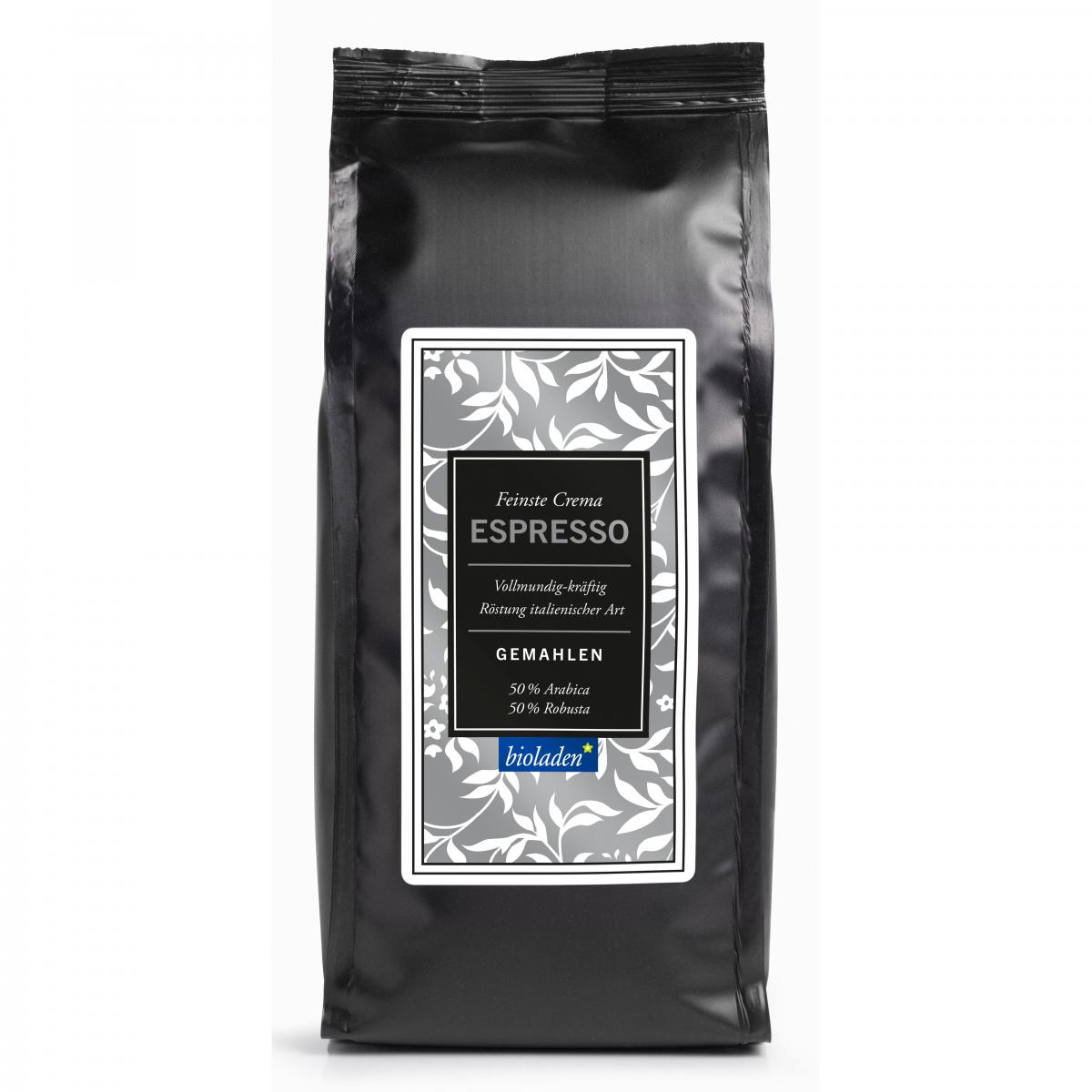 Espresso gemahlen 250g feinste Crema