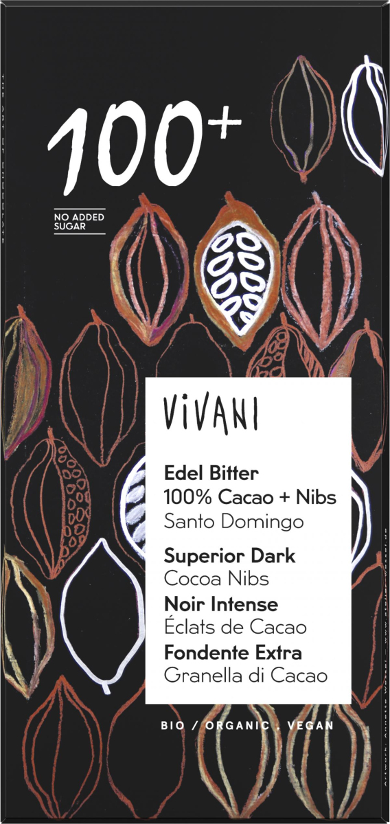Edel Bitter 100% und Nibs