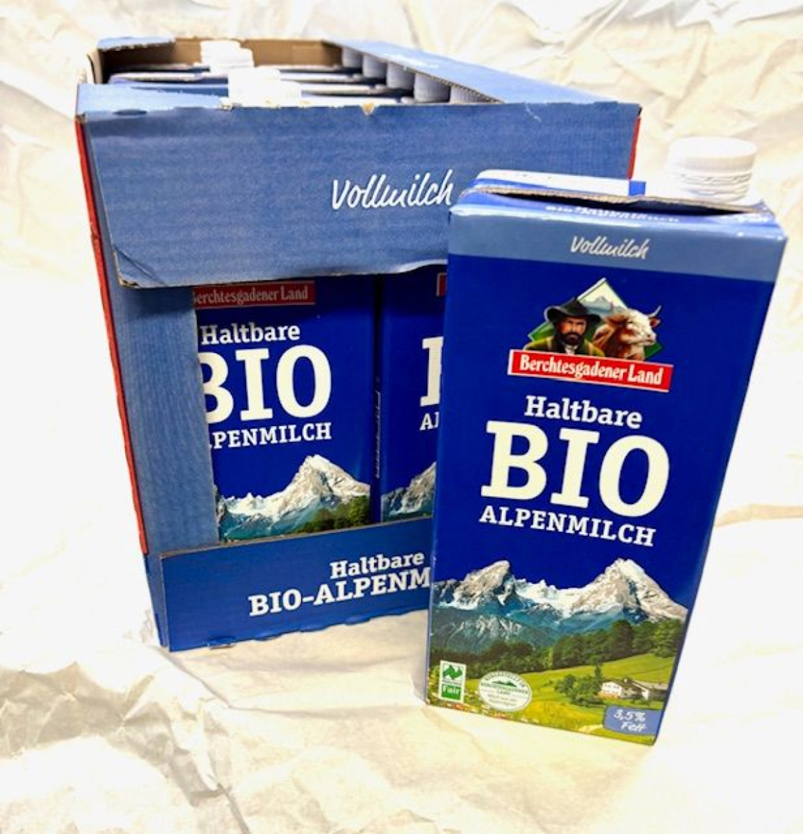 Großgebinde: H-Milch 3,5% (12*1l = 1 VE) im TetraPack