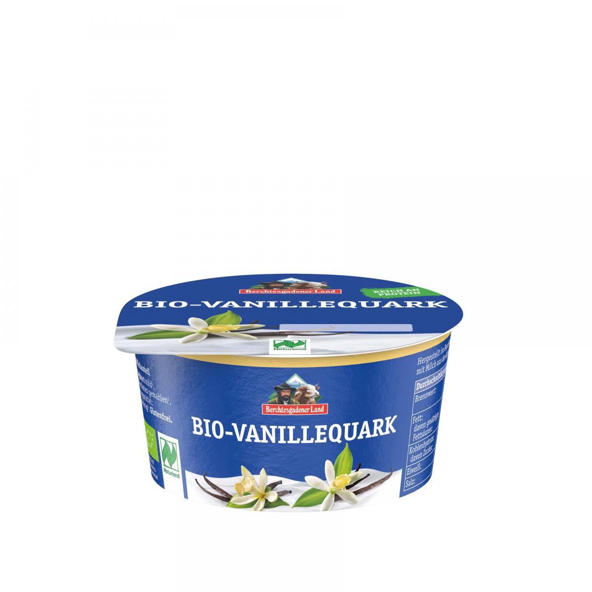 Quark mit Vanille 20%, 150g Becher