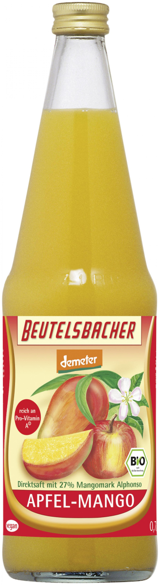 Apfel Mango Saft 0,7 L