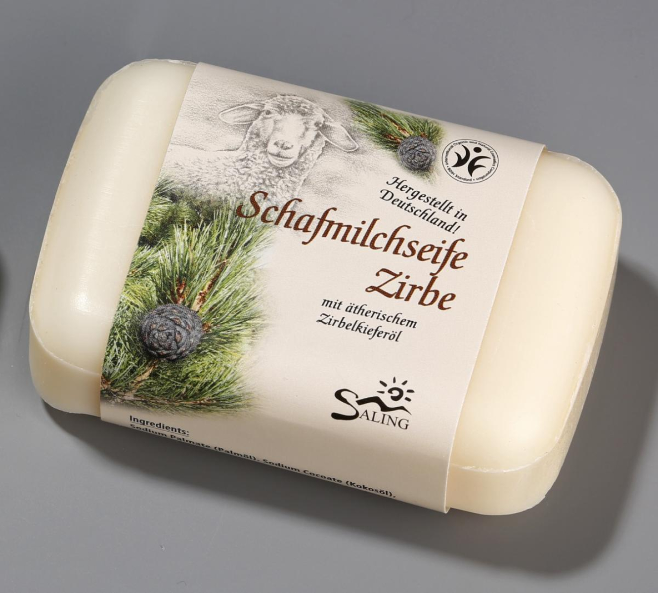 Seife Schafmilch Zirbe, 100g
