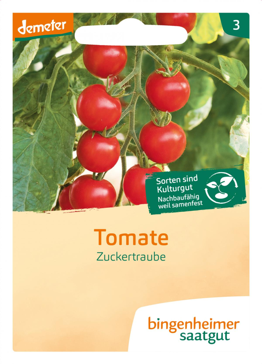 Saatgut Cocktailtomate - Zuckertraube