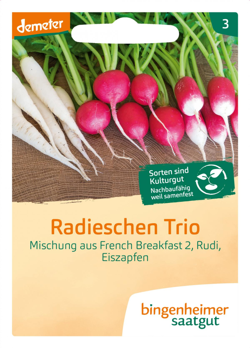 Saatgut Radieschen Trio
