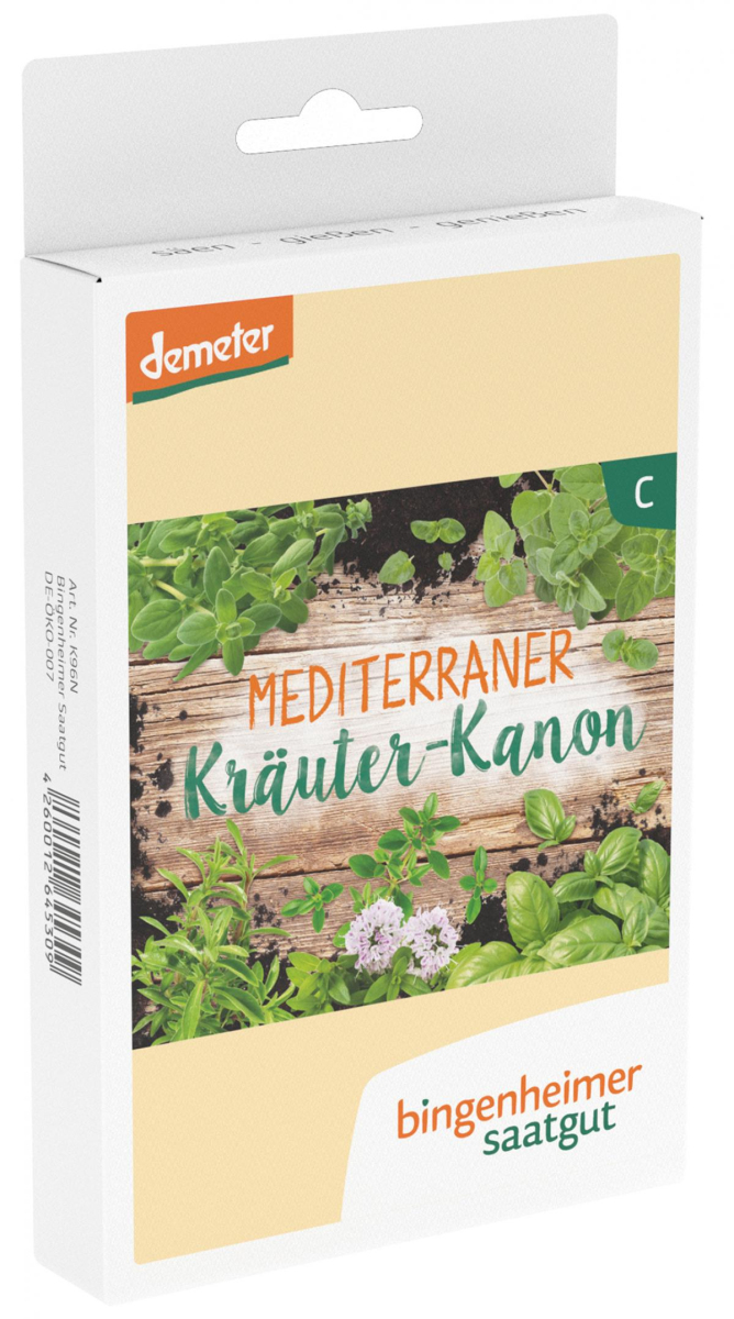 Saatgut Box Mediteraner Kräuter Kanon