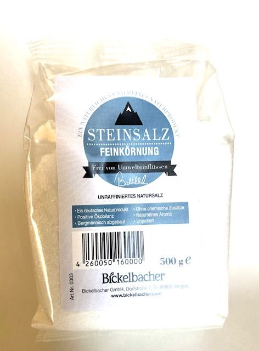Salz: Feines Steinsalz Bicklbacher, 500g