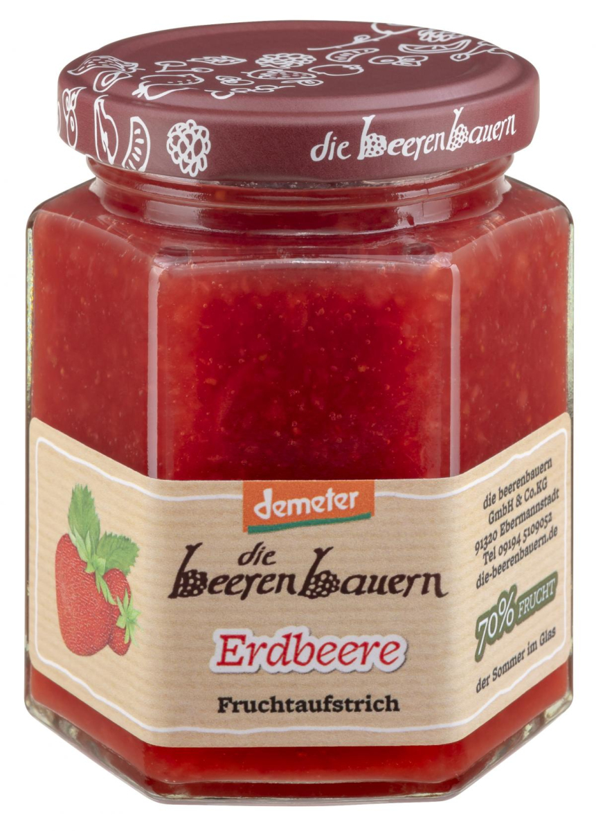 Erdbeere Fruchtaufstrich 200g Glas