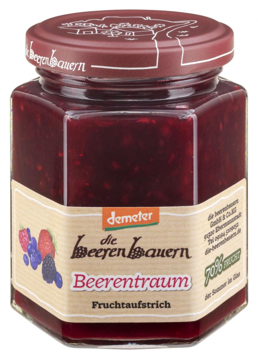 Beerentraum Fruchtaufstrich 200g Glas