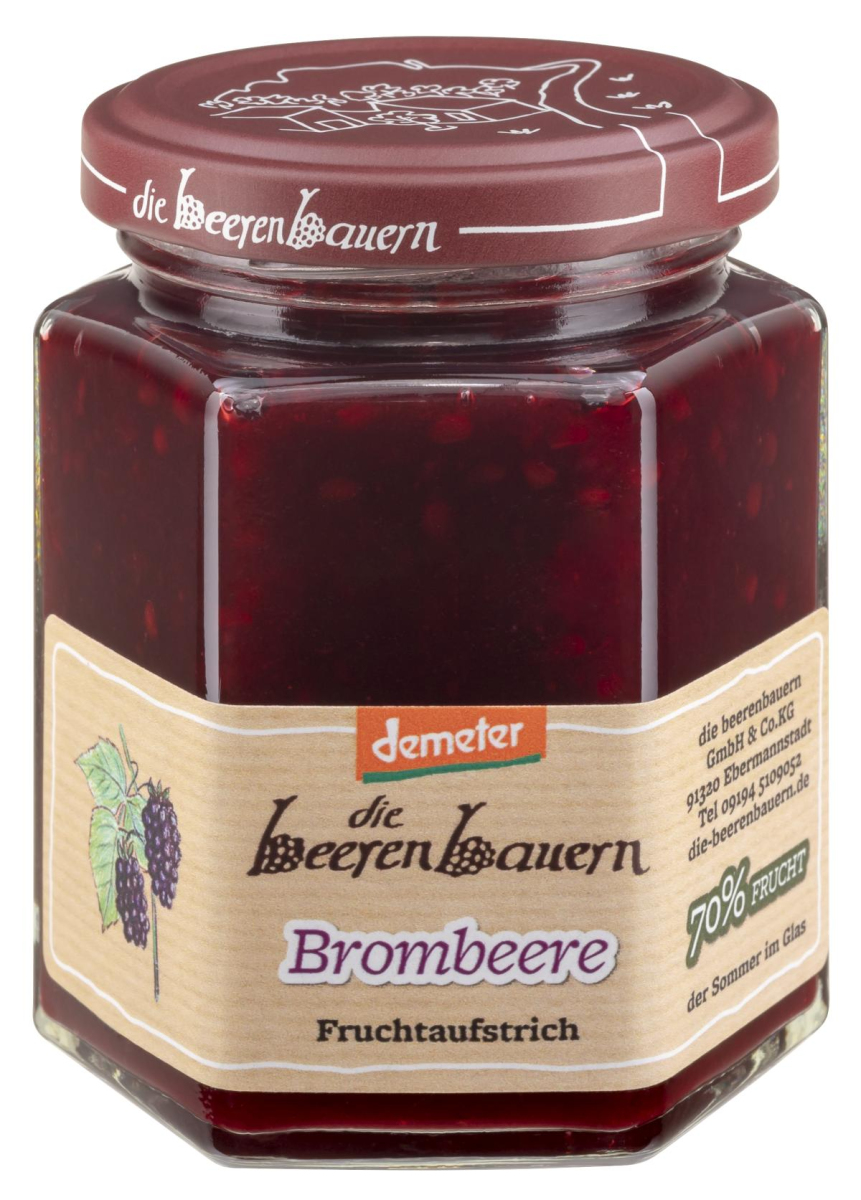 bedingt lieferbar: Brombeere Fruchtaufstrich, 200g Glas