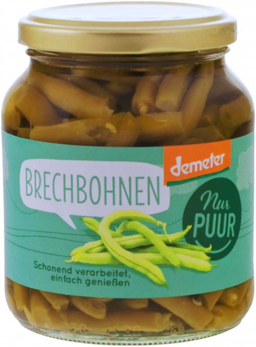 Brechbohnen 340g im Glas