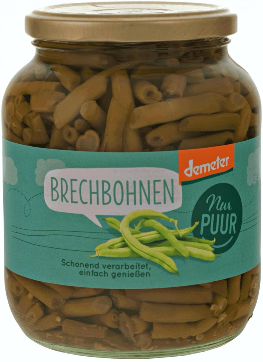 Brechbohnen 690 g im Glas