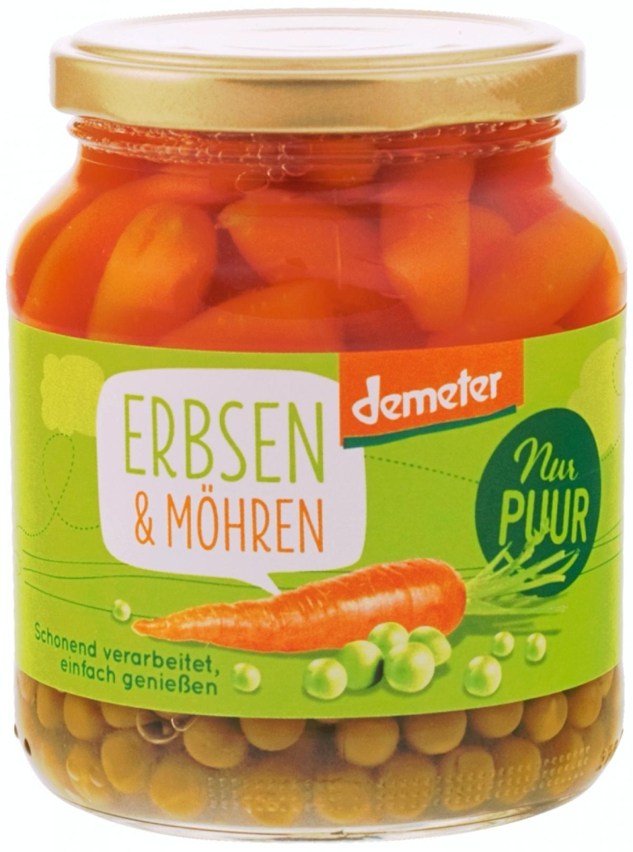 Erbsen & Möhren  nur pur