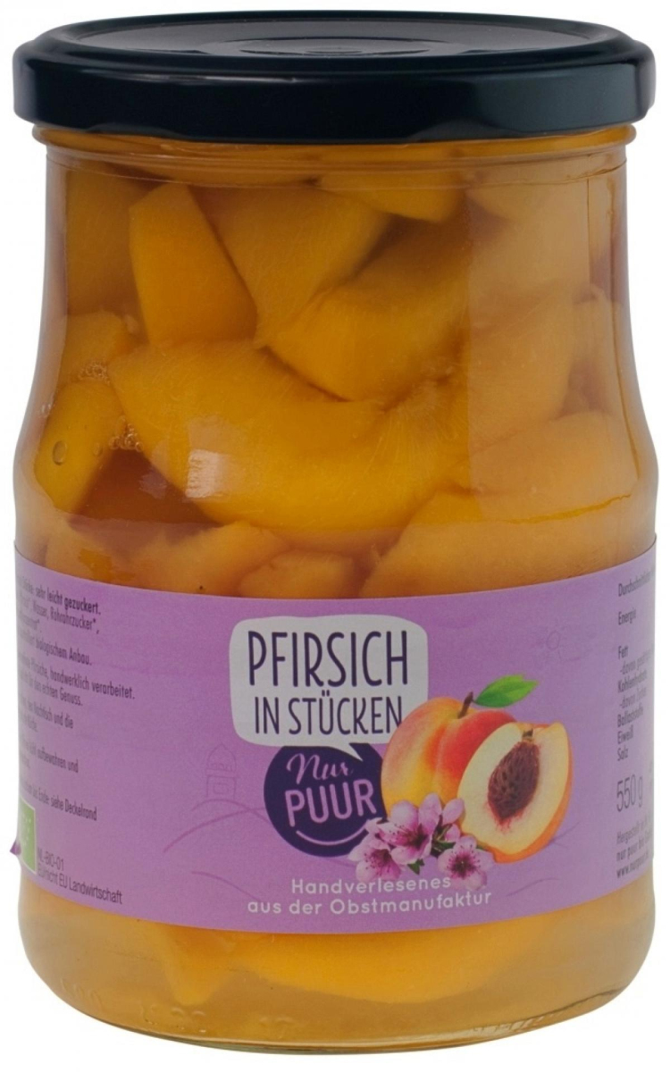 Pfirsich Stücke
