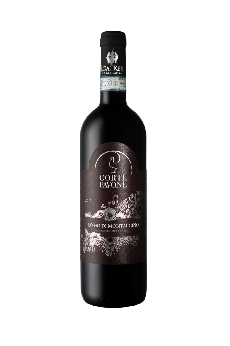 Wein Rosso di Montalcino, rot, (1aus 6*0,75l  Kiste) loacker ***
