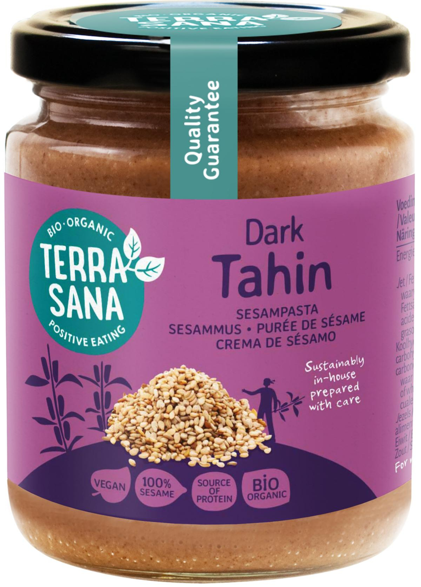 Tahin dark, Sesammus ohne Salz