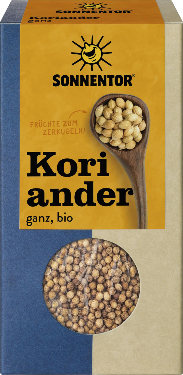 Koriander, ganz, 35g; Sonnentor Gewürze