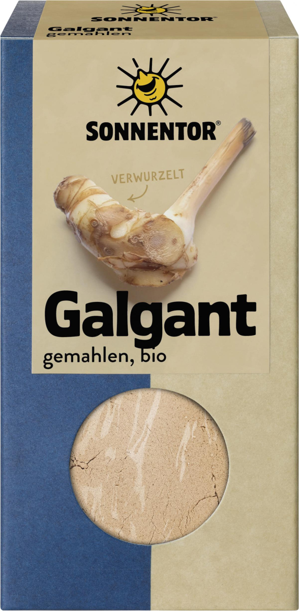 Galgant, gemahlen;Sonnentor Gewürze