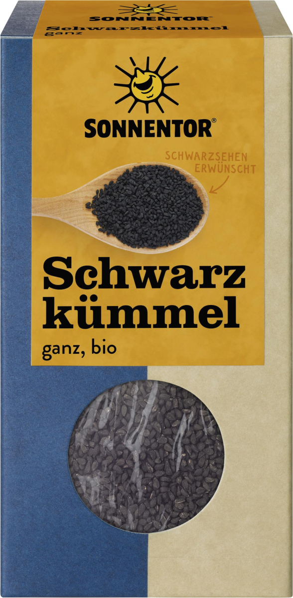 Schwarzkümmel ganz Tüte; Sonnentor Gewürze
