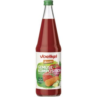 Gemüsesaft Komposition Demeter 0,7l