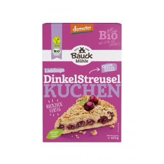 Baukhof Dinkel Streuselkuchen Backmischung