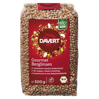 Davert Gourmet Berglinsen, 500g