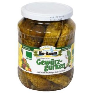 Isar-Moos - Gewürzgurken 670g Glas Essiggurken