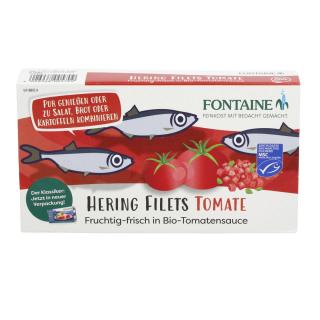 Heringfilets in Tomatencreme Fisch in Dose