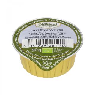 Feine Puten-Lyonerwurst, Dose 50g