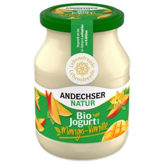 Joghurt Mango-Vanille, 500g Glas