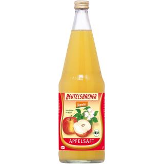 Apfelsaft 1l, naturtrüber Direktsaft, demeter, Beutelsbacher