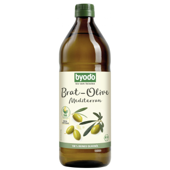 Bratöl "Brat-Olive" 0,75l, mediterranes Olivenöl, Byodo