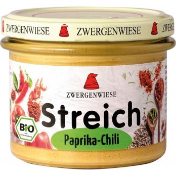 Streich Paprika Chili  - veganer Brotaufstrich