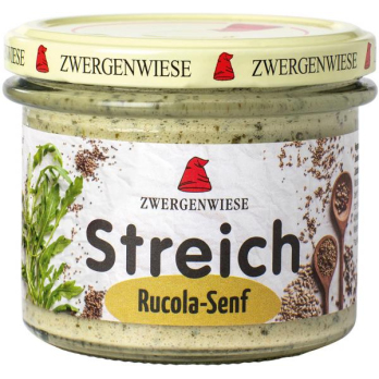 Streich Rucola Senf - veganer Brotaufstrich