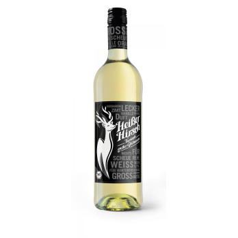 Heißer Hirsch weiß 0,75l - weißer Glühwein