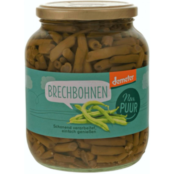 Brechbohnen 690 g im Glas