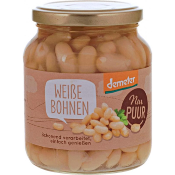 Weiße Bohnen 350g im Glas