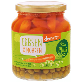 Erbsen & Möhren  nur pur