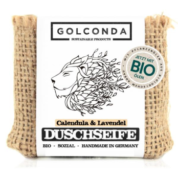 Duschseife Calendula Lavendel, Golconda, 65 g