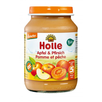 6 Gläser * Pfirsich & Apfel, gut für´s Baby